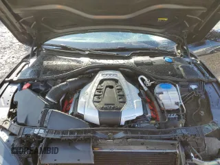 2017 Audi A7 Premium Plus with VIN WAUW2AFC1HN039185, listed as a Copart auction lot 55632224 with 75,116 mi miles and Salvage Title. Bid and sale history available at carsss.com. Image 11.