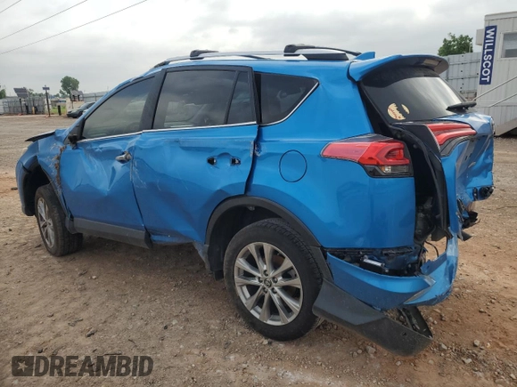 2016 Toyota RAV4 Limited with VIN JTMYFREV9GD085448, listed as a Copart auction lot 57085285 with Not provided miles and Salvage title. Bid and sale history available at DreamBid. Image 2.