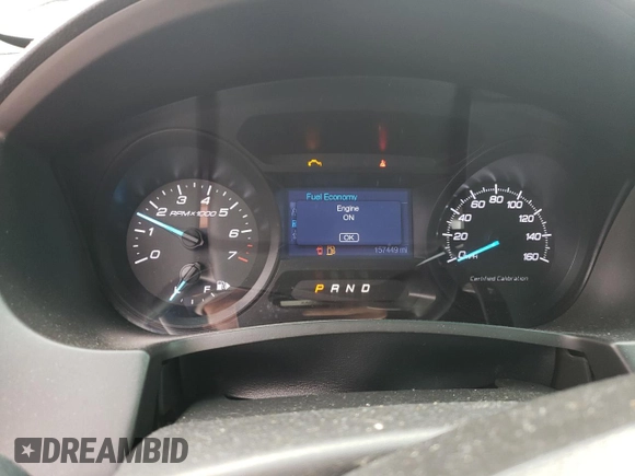 2015 Ford Utility Police Interceptor with VIN 1FM5K8AR6FGB13796, listed as a Copart auction lot 77869864 with 157,449 mi miles and Salvage Title. Bid and sale history available at carsss.com. Image 9.