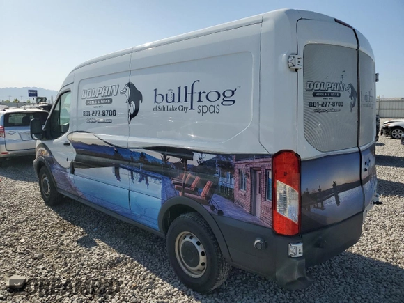 2015 Ford Transit with VIN 1FTNE2CG1FKA40998, listed as a Copart auction lot 60338605 with 77,895 mi miles and Salvage title. Bid and sale history available at DreamBid. Image 2.