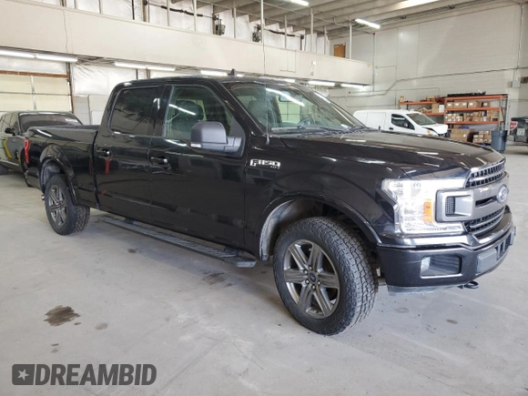 2020 Ford F-150 XL with VIN 1FTFW1E48LFB31480, listed as a Copart auction lot 47610115 with 81,384 mi miles and Salvage Title. Bid and sale history available at carsss.com. Image 4.