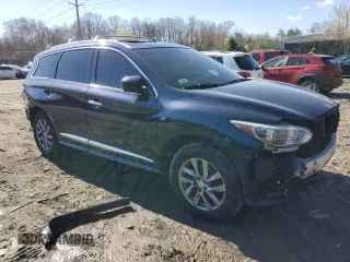 2015 Infiniti QX60 with VIN 5N1AL0MM9FC532911, listed as a Copart auction lot 50369175 with 105,673 mi miles and Salvage Title. Bid and sale history available at DreamBid. Image 4.