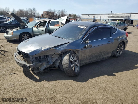 2011 Honda Accord Cpe EX with VIN 1HGCS1B7XBA009732, listed as a Copart auction lot 51533655 with 213,323 mi miles and Salvage Title. Bid and sale history available at carsss.com. Image 1.