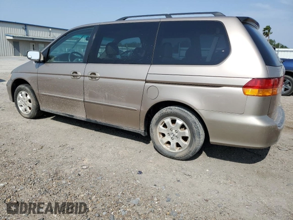 2004 Honda Odyssey EX-L with VIN 5FNRL18934B107378, listed as a Copart auction lot 51972795 with 186,043 mi miles and Salvage Title. Bid and sale history available at DreamBid. Image 2.