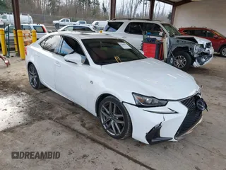 2018 Lexus IS 350 z VIN JTHCZ1D23J5016135, wystawiony jako IAAI lot #41408055 z przebiegiem 47 862 mil mil oraz . Historia ofert i sprzedaży dostępna na DreamBid. Obrazek 1.