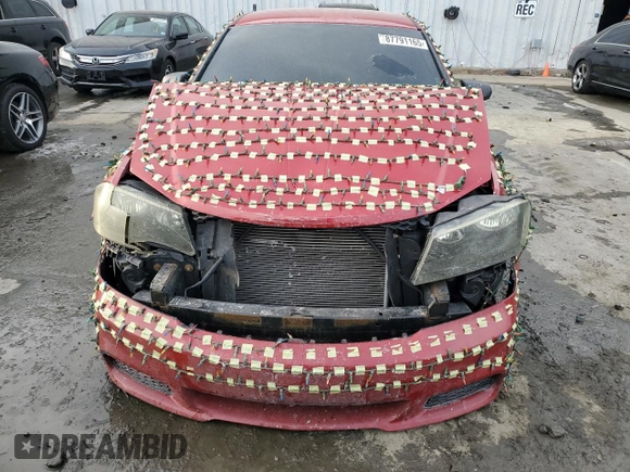 2012 Dodge Avenger SE with VIN 1C3CDZAGXCN254960, listed as a Copart auction lot 87791165 with Not Provided miles and Salvage Title. Bid and sale history available at DreamBid. Image 5.