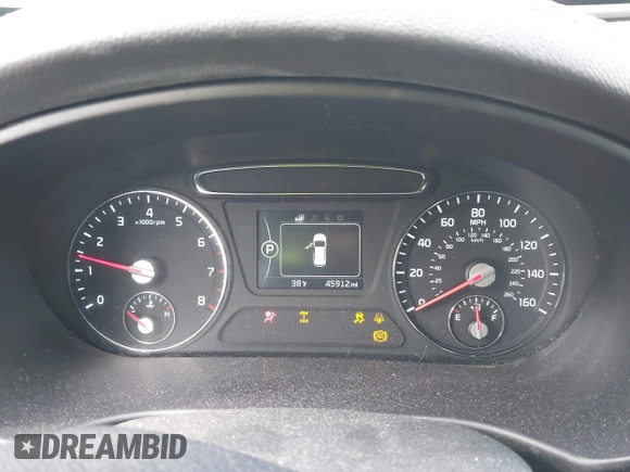 2018 Kia Sorento LX with VIN 5XYPGDA38JG426752, listed as a IAAI auction lot 41741931 with 45,912 mi miles. Bid and sale history available at carsss.com. Image 7.