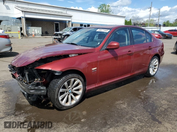 2011 BMW 3 Series 328i xDrive with VIN WBAPK5C5XBF123721, listed as a Copart auction lot 56071445 with 137,242 mi miles and Salvage title. Bid and sale history available at DreamBid. Image 1.