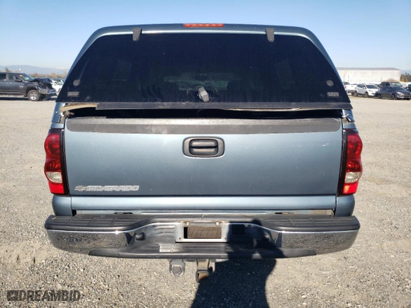 2007 Chevrolet Silverado 1500 Classic LS with VIN 2GCEK13V871139062, listed as a Copart auction lot 83213524 with 0 mi miles and Salvage Title. Bid and sale history available at carsss.com. Image 6.