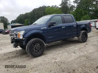2020 Ford F-150 XL with VIN 1FTEW1E57LFA26918, listed as a Copart auction lot 57839875 with 91,703 mi miles and Salvage title. Bid and sale history available at DreamBid. Image 1.