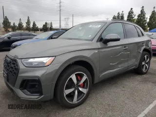 2024 Audi Q5 S line Premium Plus z VIN WA1EAAFY9R2045228, wystawiony jako Copart lot #53828645 z przebiegiem 16 502 mil mil oraz Szkoda całkowita • Salvage title. Historia ofert i sprzedaży dostępna na DreamBid. Obrazek 1.