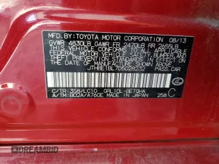 2013 Lexus GS 350 с VIN JTHBE1BL7D5028232, выставлен на аукционе Copart как лот 57255215 с пробегом 176 662 миль миль и Списание • Salvage title. История ставок и продаж доступна на DreamBid. Изображение 12.