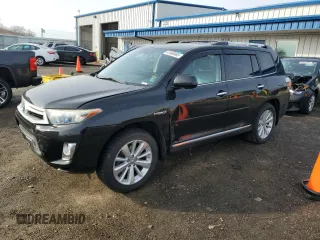 2012 Toyota Highlander Hybrid Limited with VIN JTEDC3EH7C2008609, listed as a Copart auction lot 47660465 with 193,756 mi miles and Clean Title. Bid and sale history available at carsss.com. Image 1.