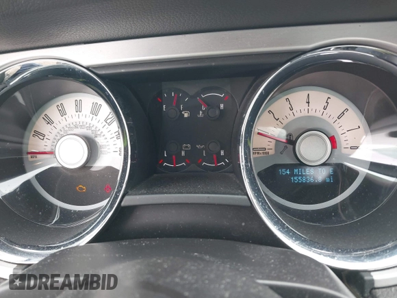 2011 Ford Mustang GT with VIN 1ZVBP8CF4B5133253, listed as a IAAI auction lot 41659935 with 155,836 mi miles. Bid and sale history available at carsss.com. Image 7.