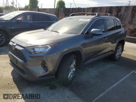 2021 Toyota RAV4 XLE Premium with VIN 2T3C1RFV3MC136191, listed as a Copart auction lot 61188995 with 53,524 mi miles and Salvage title. Bid and sale history available at DreamBid. Image 1.