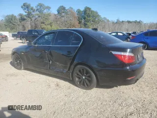 2008 BMW 5 Series 535i with VIN WBANW13578CZ81551, listed as a Copart auction lot 43568245 with 166,557 mi miles and Salvage Title. Bid and sale history available at carsss.com. Image 2.