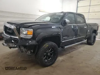 2015 GMC Sierra 1500 Denali z VIN 3GTU2WEJ2FG233348, wystawiony jako Copart lot #55896965 z przebiegiem 80 726 mil mil oraz Szkoda całkowita • Salvage title. Historia ofert i sprzedaży dostępna na DreamBid. Obrazek 1.