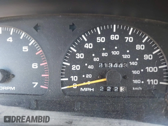 1997 Toyota 4Runner SR5 with VIN JT3GN86R1V0053676, listed as a IAAI auction lot 41635822 with 213,443 mi miles and . Bid and sale history available at DreamBid. Image 7.