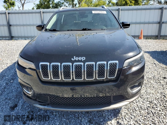 2019 Jeep Cherokee Limited with VIN 1C4PJLDB2KD340920, listed as a Copart auction lot 53554965 with 70,384 mi miles and Non Repairable. Bid and sale history available at DreamBid. Image 5.