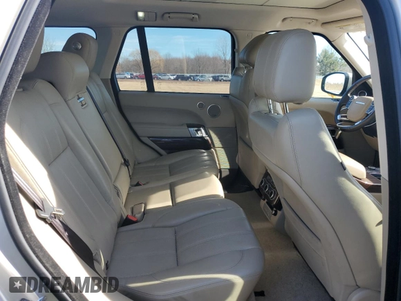 2017 Land Rover Range Rover HSE с VIN SALGS2FV2HA356046, выставлен на аукционе Copart как лот 41465234 с пробегом 31 621 миль миль и Списание • Salvage title. История ставок и продаж доступна на DreamBid. Изображение 11.