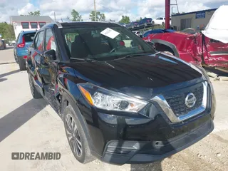 2019 Nissan Kicks S with VIN 3N1CP5CU7KL536151, listed as a IAAI auction lot 41212395 with 65,846 mi miles and . Bid and sale history available at carsss.com. Image 1.