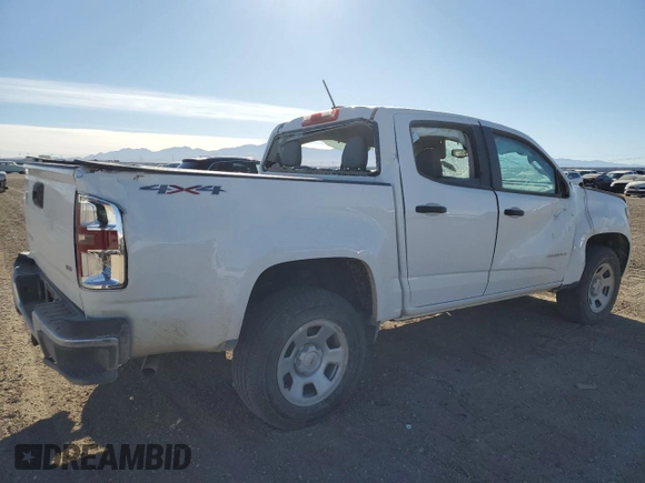 2022 Chevrolet Colorado 4WD Work Truck with VIN 1GCGTBEN7N1127755, listed as a Copart auction lot 88403365 with 9,090 mi miles and Salvage title. Bid and sale history available at DreamBid. Image 3.