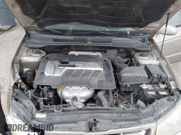 2004 Kia Spectra LX with VIN KNAFE121245064294, listed as a IAAI auction lot 41424241 with 110,136 mi miles. Bid and sale history available at carsss.com. Image 10.