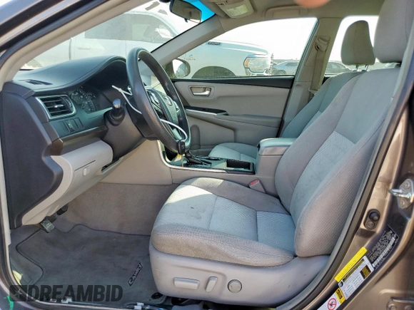 2015 Toyota Camry XLE с VIN 4T4BF1FK3FR447625, выставлен на аукционе Copart как лот 59740485 с пробегом 190 347 миль миль и Списание • Salvage title. История ставок и продаж доступна на DreamBid. Изображение 7.