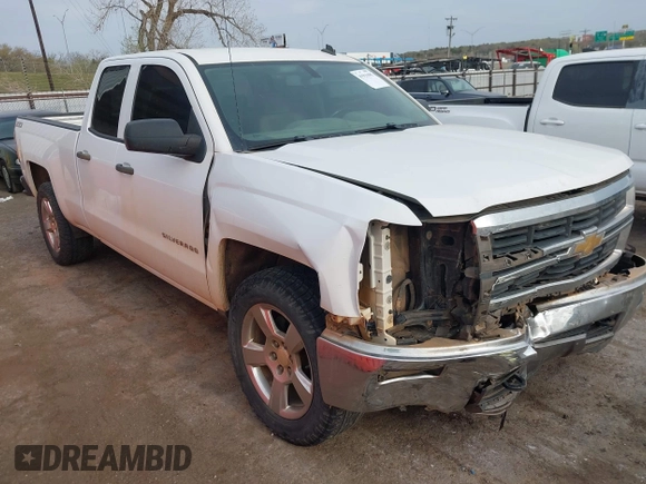 2014 Chevrolet Silverado 1500 LT with VIN 1GCVKREC8EZ108120, listed as a IAAI auction lot 41911695 with 217,358 mi miles. Bid and sale history available at carsss.com. Image 1.