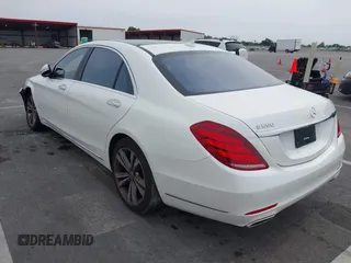 2017 Mercedes-Benz S 550 with VIN WDDUG8CBXHA323394, listed as a IAAI auction lot 42066543 with 106,253 mi miles and . Bid and sale history available at carsss.com. Image 3.