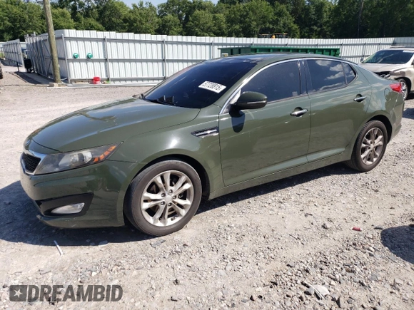 2013 Kia Optima EX с VIN 5XXGN4A77DG108218, выставлен на аукционе Copart как лот 57728815 с пробегом 162 475 миль миль и Списание • Salvage title. История ставок и продаж доступна на DreamBid. Изображение 1.