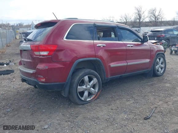 2012 Jeep Grand Cherokee Overland with VIN 1C4RJFCT3CC115465, listed as a IAAI auction lot 41759070 with 1 mi miles. Bid and sale history available at carsss.com. Image 4.