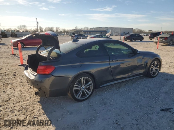 2017 BMW 4 Series 440i with VIN WBA4P1C50HK522358, listed as a Copart auction lot 88915825 with 67,967 mi miles and Salvage Title. Bid and sale history available at carsss.com. Image 3.