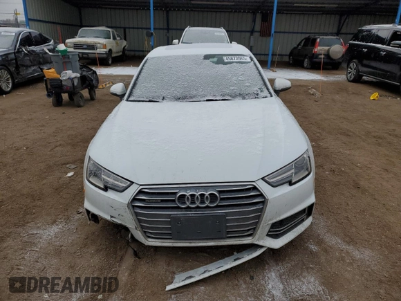 2018 Audi A4 Premium with VIN WAUDNAF43JA223564, listed as a Copart auction lot 45872065 with 65,814 mi miles and Salvage Title. Bid and sale history available at carsss.com. Image 5.
