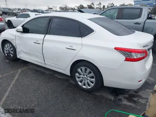 2014 Nissan Sentra S with VIN 3N1AB7AP1EL625538, listed as a IAAI auction lot 41805117 with 113,164 mi miles. Bid and sale history available at carsss.com. Image 3.