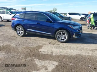 2021 Acura RDX w/Advance Package with VIN 5J8TC2H73ML018743, listed as a IAAI auction lot 41209605 with 40,039 mi miles. Bid and sale history available at carsss.com. Image 1.