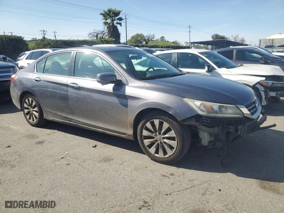 2014 Honda Accord Sedan EX with VIN 1HGCR2F7XEA047879, listed as a Copart auction lot 49893555 with NaN miles and Salvage Title. Bid and sale history available at carsss.com. Image 4.