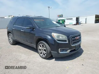 2013 GMC Acadia SLT with VIN 1GKKRRKDXDJ203761, listed as a IAAI auction lot 42065214 with 145,230 mi miles. Bid and sale history available at carsss.com. Image 1.