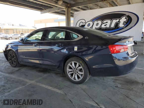2018 Chevrolet Impala LT with VIN 2G1105S35J9104654, listed as a Copart auction lot 54988365 with 76,104 mi miles and Salvage Title. Bid and sale history available at DreamBid. Image 2.