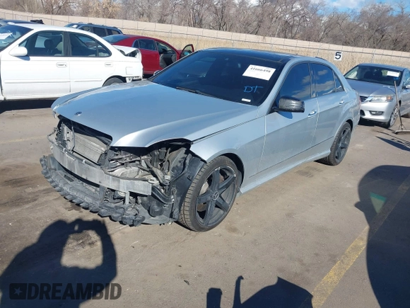 2011 Mercedes-Benz E 550 Luxury with VIN WDDHF7CB6BA493225, listed as a IAAI auction lot 41666498 with 105,464 mi miles and . Bid and sale history available at DreamBid. Image 2.