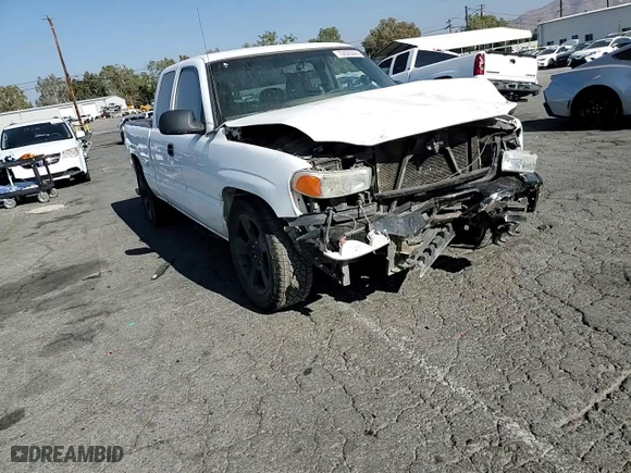 2005 GMC Sierra 1500 Work Truck with VIN 1GTEC19X15Z145599, listed as a Copart auction lot 72823024 with 197,506 mi miles and Salvage Title. Bid and sale history available at carsss.com. Image 10.