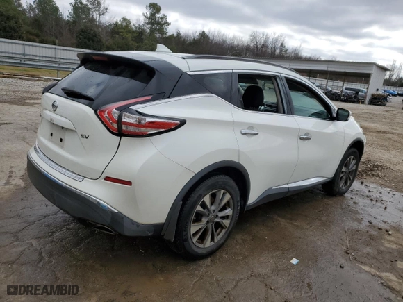 2017 Nissan Murano S with VIN 5N1AZ2MG6HN203031, listed as a Copart auction lot 87845755 with 63,990 mi miles and Salvage Title. Bid and sale history available at carsss.com. Image 3.