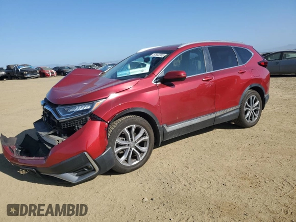 2020 Honda CR-V Touring z VIN 7FARW1H96LE010248, wystawiony jako Copart lot #57850305 z przebiegiem 54 715 mil mil oraz Szkoda całkowita • Salvage title. Historia ofert i sprzedaży dostępna na DreamBid. Obrazek 1.