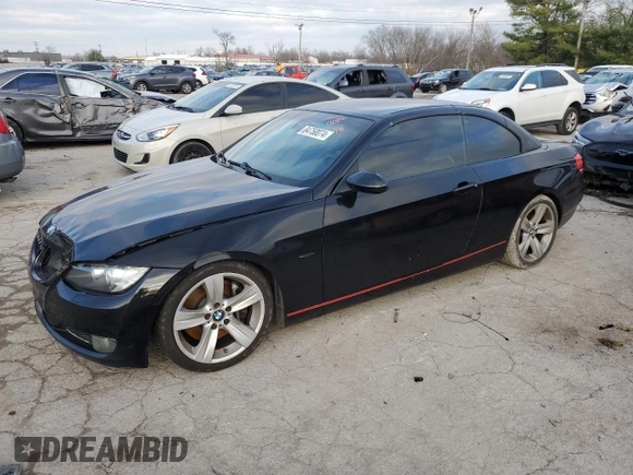 2007 BMW 3 Series 335i with VIN WBAWL73597PX49086, listed as a Copart auction lot 84750074 with 117,422 mi miles and Salvage Title. Bid and sale history available at carsss.com. Image 1.