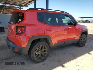 2017 Jeep Renegade Altitude with VIN ZACCJBBB0HPF80280, listed as a Copart auction lot 62119345 with 56,183 mi miles and Salvage title. Bid and sale history available at DreamBid. Image 3.