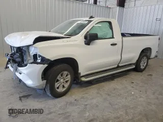 2024 Chevrolet Silverado 1500 Work Truck with VIN 3GCNAAED7RG350870, listed as a Copart auction lot 53158355 with 10,506 mi miles and Clean Title. Bid and sale history available at carsss.com. Image 1.