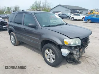 2005 Ford Escape XLT with VIN 1FMYU03115KB16214, listed as a IAAI auction lot 42113350 with 79,355 mi miles and . Bid and sale history available at DreamBid. Image 1.