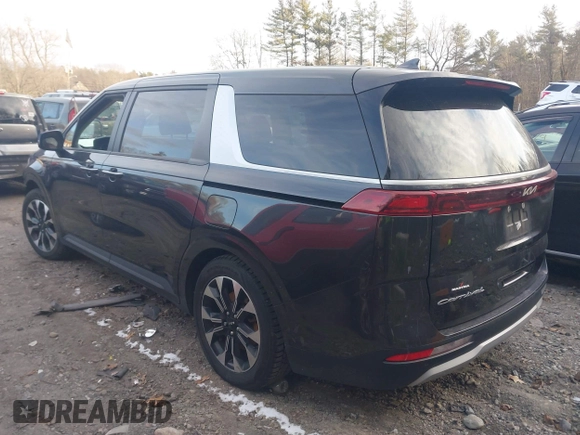 2022 Kia Carnival EX with VIN KNDNC5H33N6093416, listed as a IAAI auction lot 41299425 with 93,991 mi miles. Bid and sale history available at carsss.com. Image 3.
