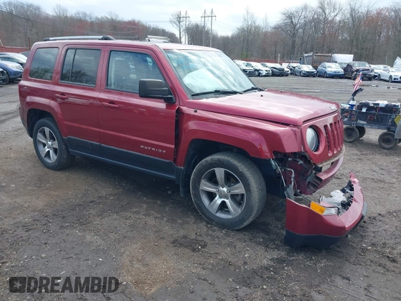 2017 Jeep Patriot High Altitude with VIN 1C4NJRFB6HD109986, listed as a IAAI auction lot 42030962 with 31,061 mi miles and . Bid and sale history available at DreamBid. Image 1.
