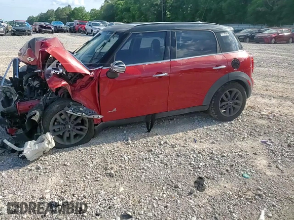 2013 MINI Countryman S ALL4 with VIN WMWZC5C53DWM16045, listed as a Copart auction lot 56057555 with 167,263 mi miles and Salvage title. Bid and sale history available at DreamBid. Image 14.
